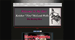 Desktop Screenshot of firetheboxingdiva.com